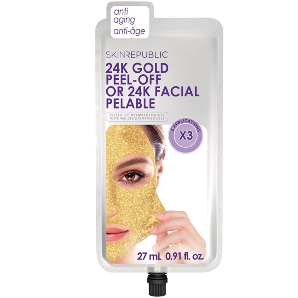 24K Gold Peel-Off Face Mask